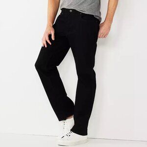 Men's Sonoma Goods For Life Straight-Fit Flexwear Jean Black